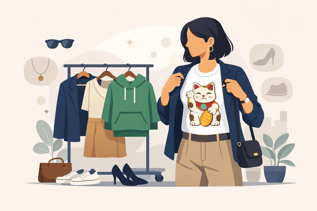How to Wear Lucky Cat Tees Without Overdoing It