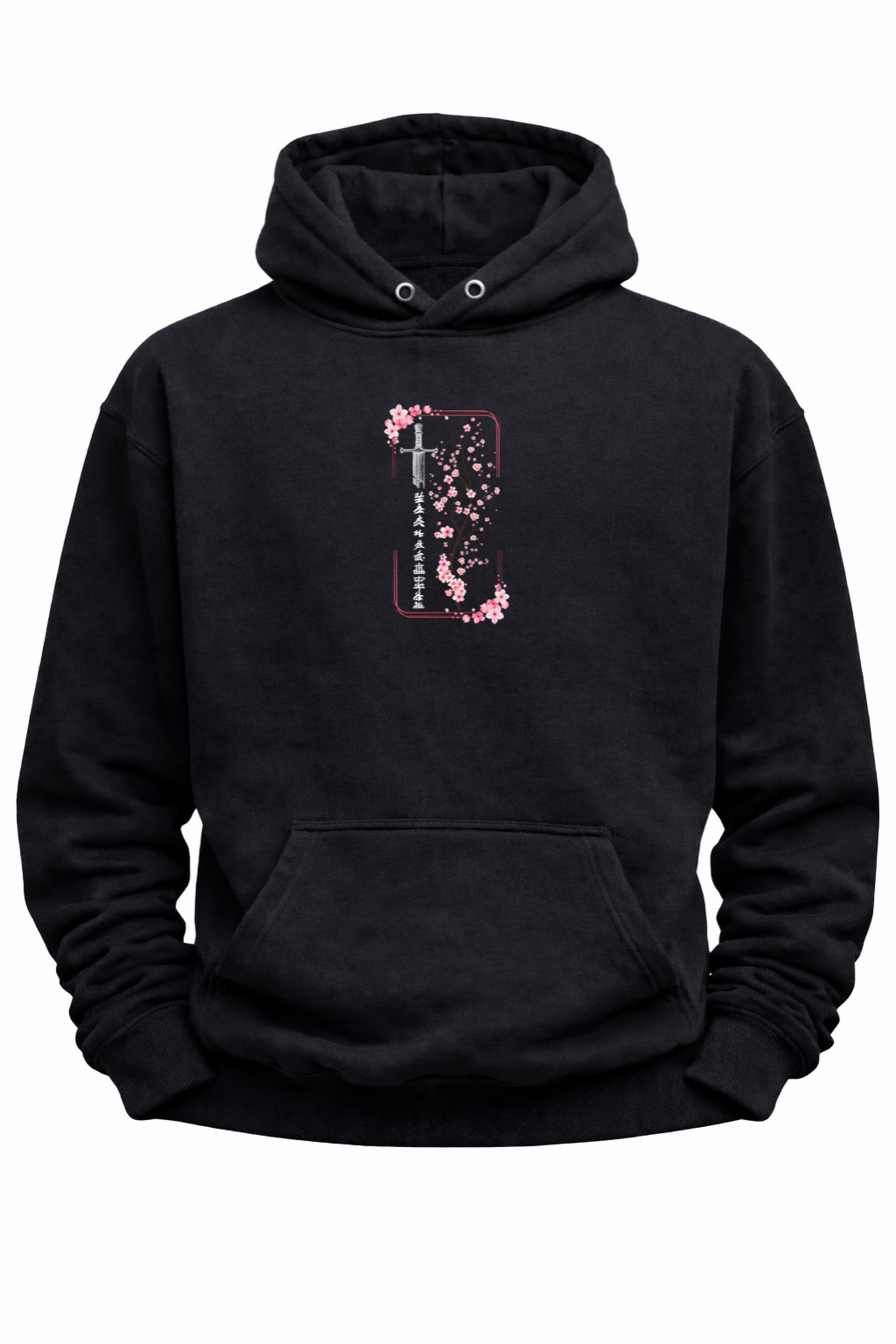 Cotton Blend Cherry Blossom Hoodie