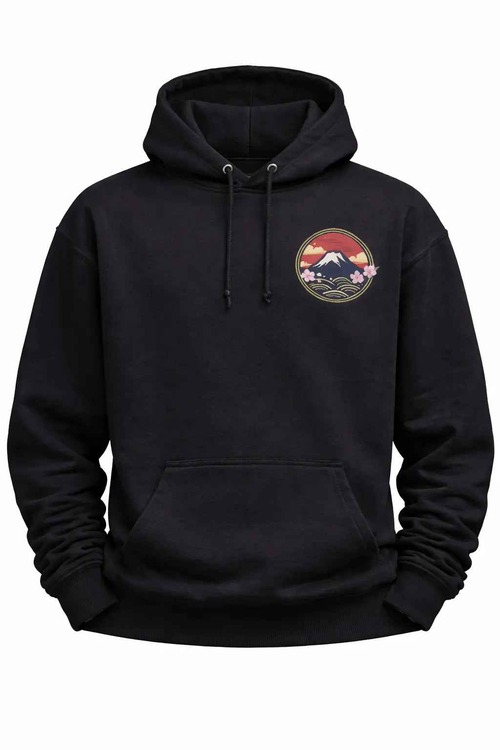 80% Cotton Blend Golden Fuji Hoodie