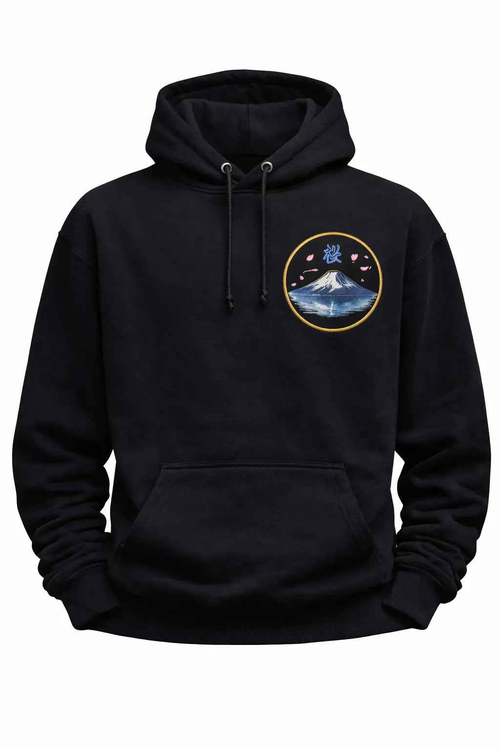 80% Cotton Blend Golden Blossom Hoodie