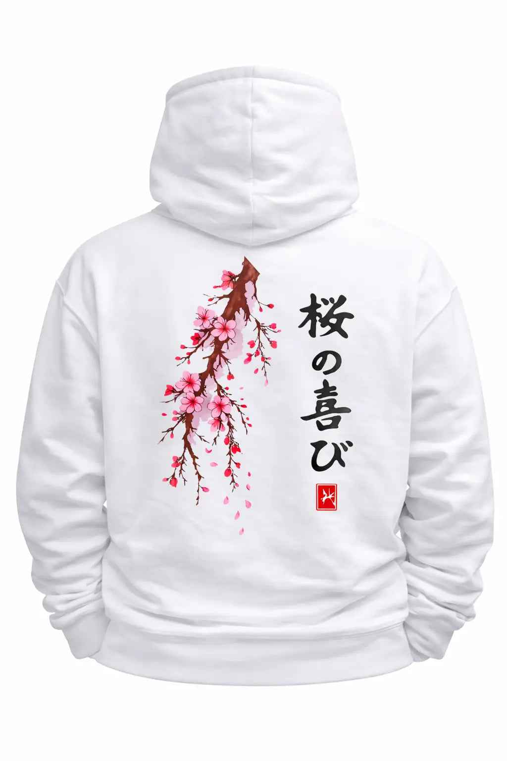 80% Cotton Blend Cherry Blossom Hoodie