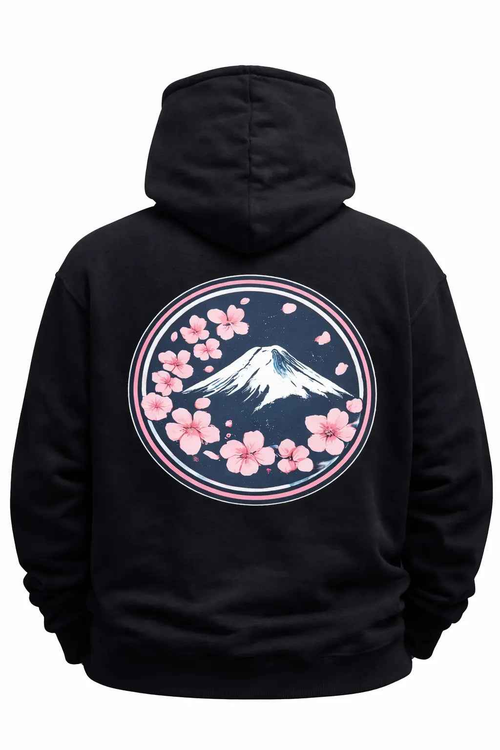 80% Cotton Blend Golden Blossom Hoodie