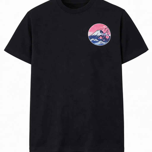 100% Heavy Cotton Oversized Japanese Cherry Blossom T-Shirt