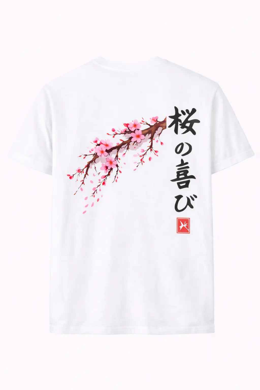 100% Heavy Cotton Oversized Japanese Cherry Blossom T-Shirt