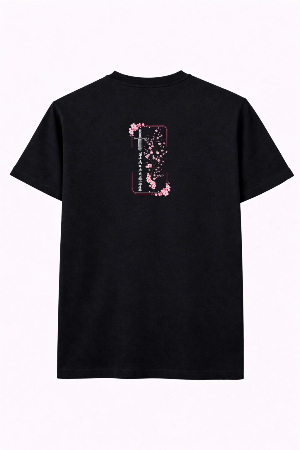 Heavy Cotton Oversized Japanese Cherry Blossom Tee