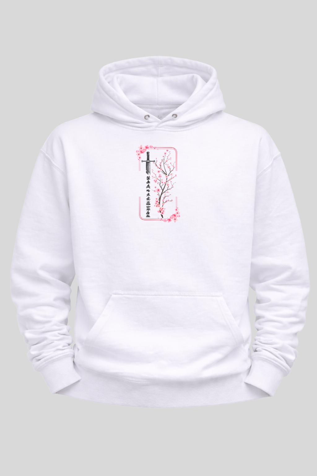 Cotton Blend Cherry Blossom Hoodie
