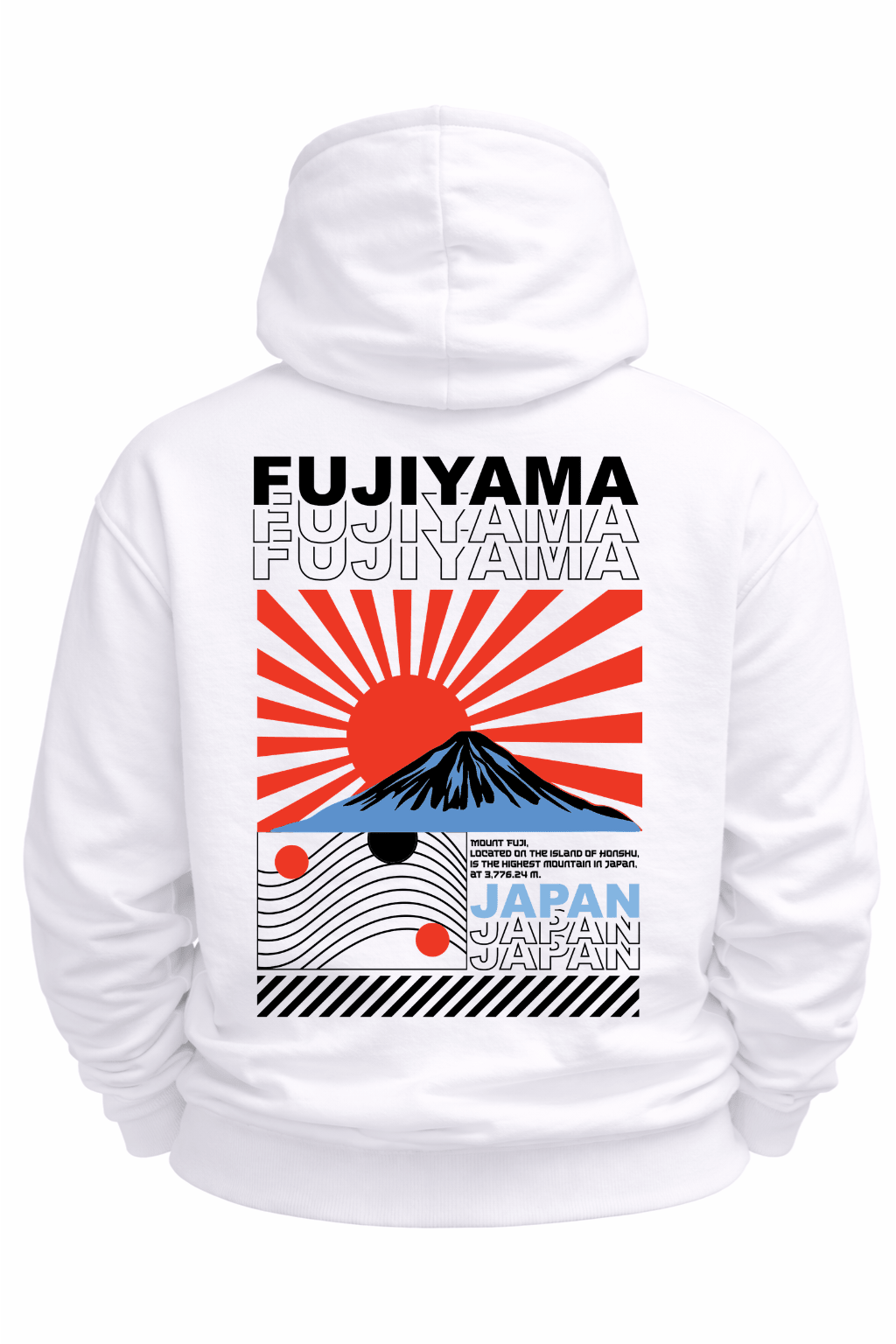 Cotton Fujiyama Mount Fuji Hoodie - Gallagher&Keeney
