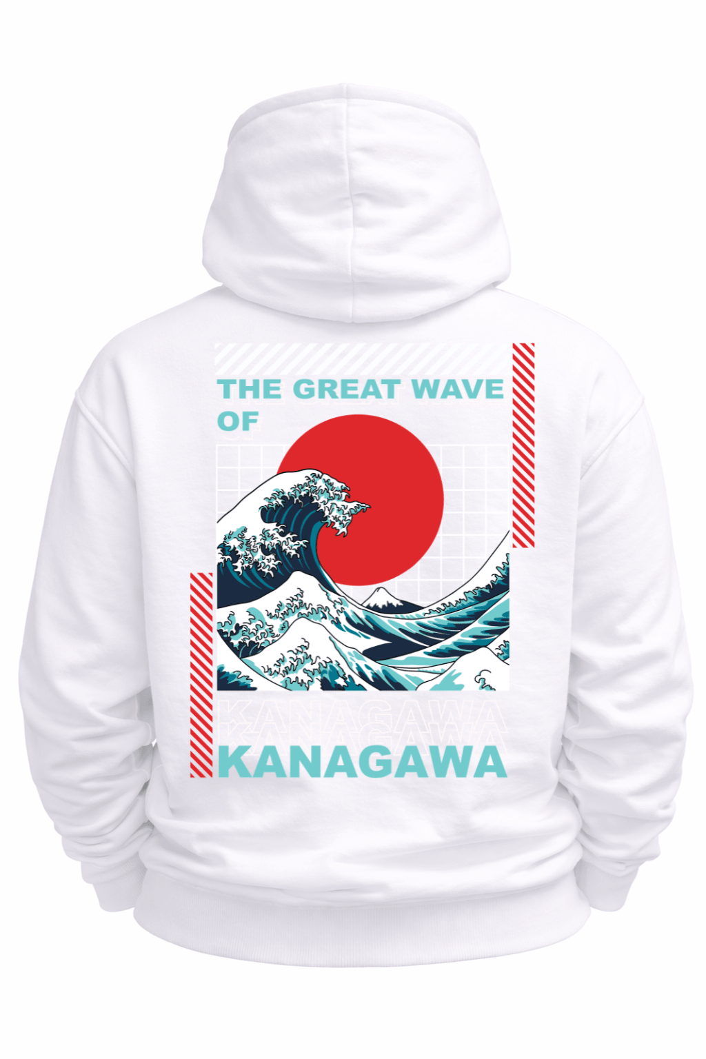 Cotton Japanese Great Wave off Kanagawa Hoodie - Gallagher&Keeney