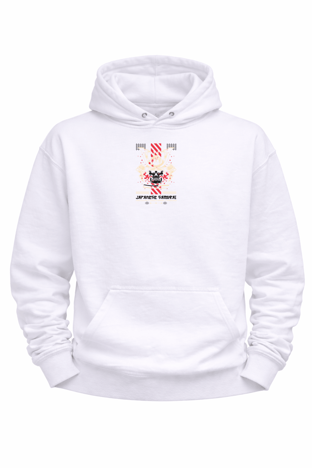 Cotton Japanese Samurai With Katana Hoodie - Gallagher&Keeney