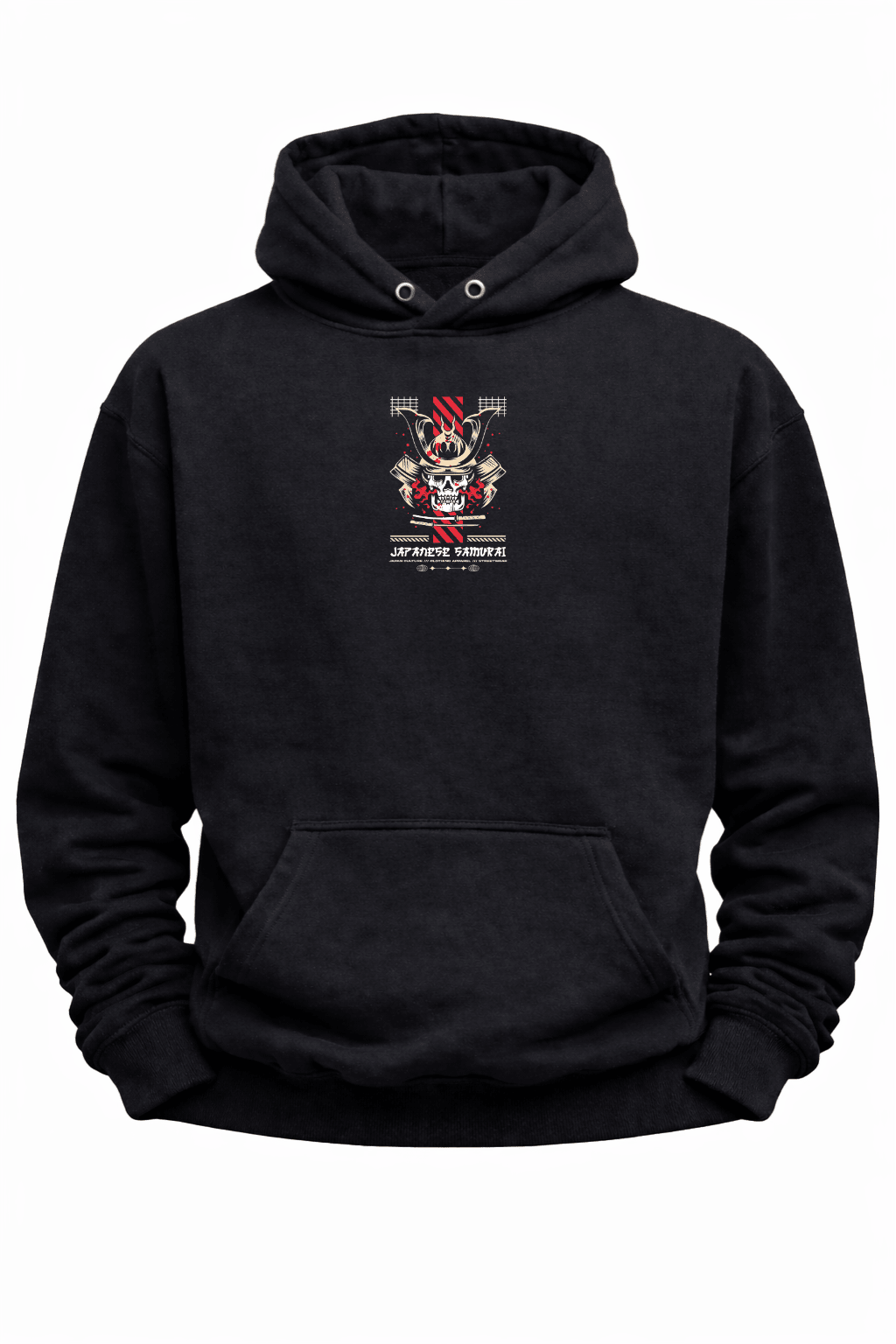Cotton Japanese Samurai With Katana Hoodie - Gallagher&Keeney