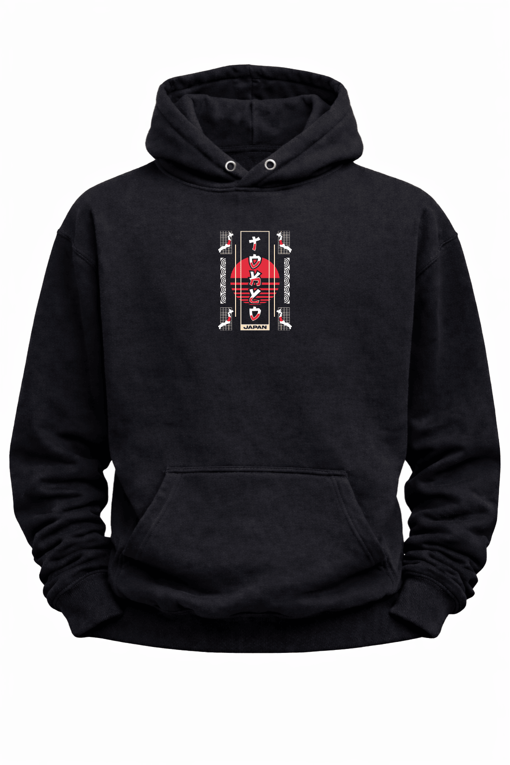Cotton Tokyo With Japanese Mask Hoodie - Gallagher&Keeney