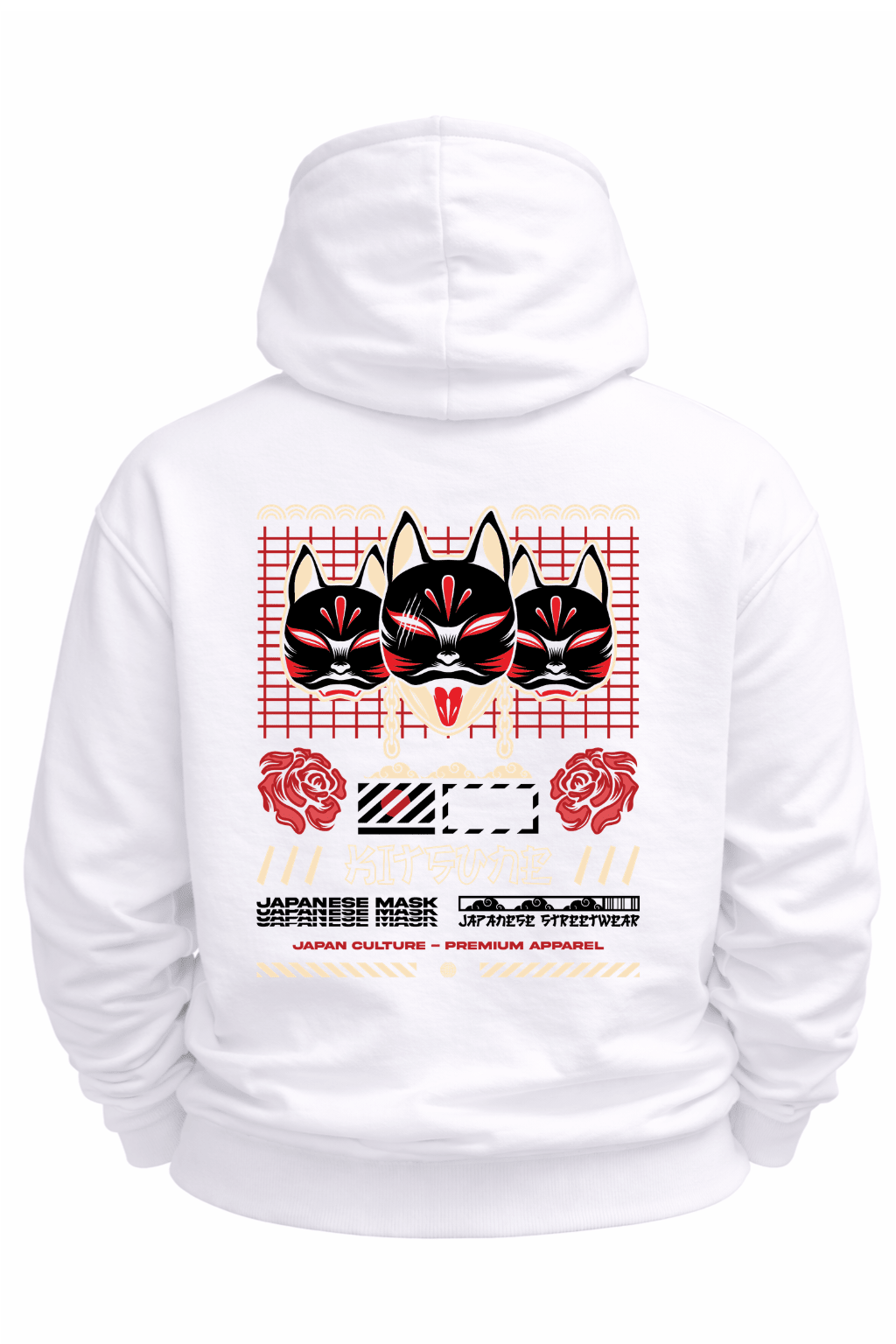 Cotton Tokyo With Japanese Mask Hoodie - Gallagher&Keeney