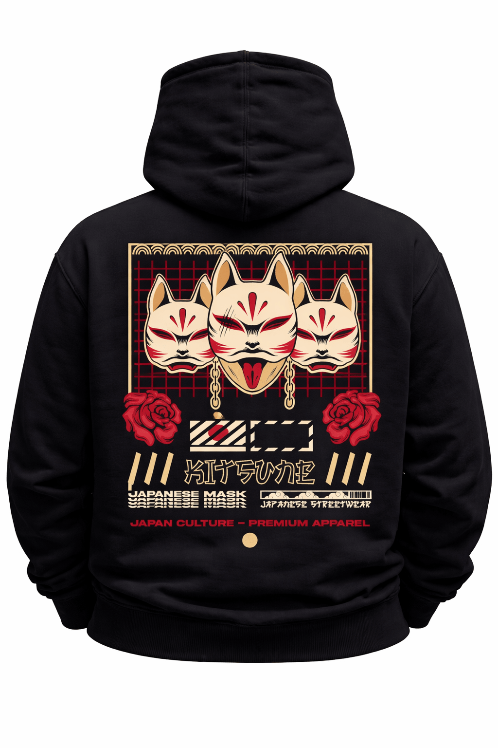 Cotton Tokyo With Japanese Mask Hoodie - Gallagher&Keeney