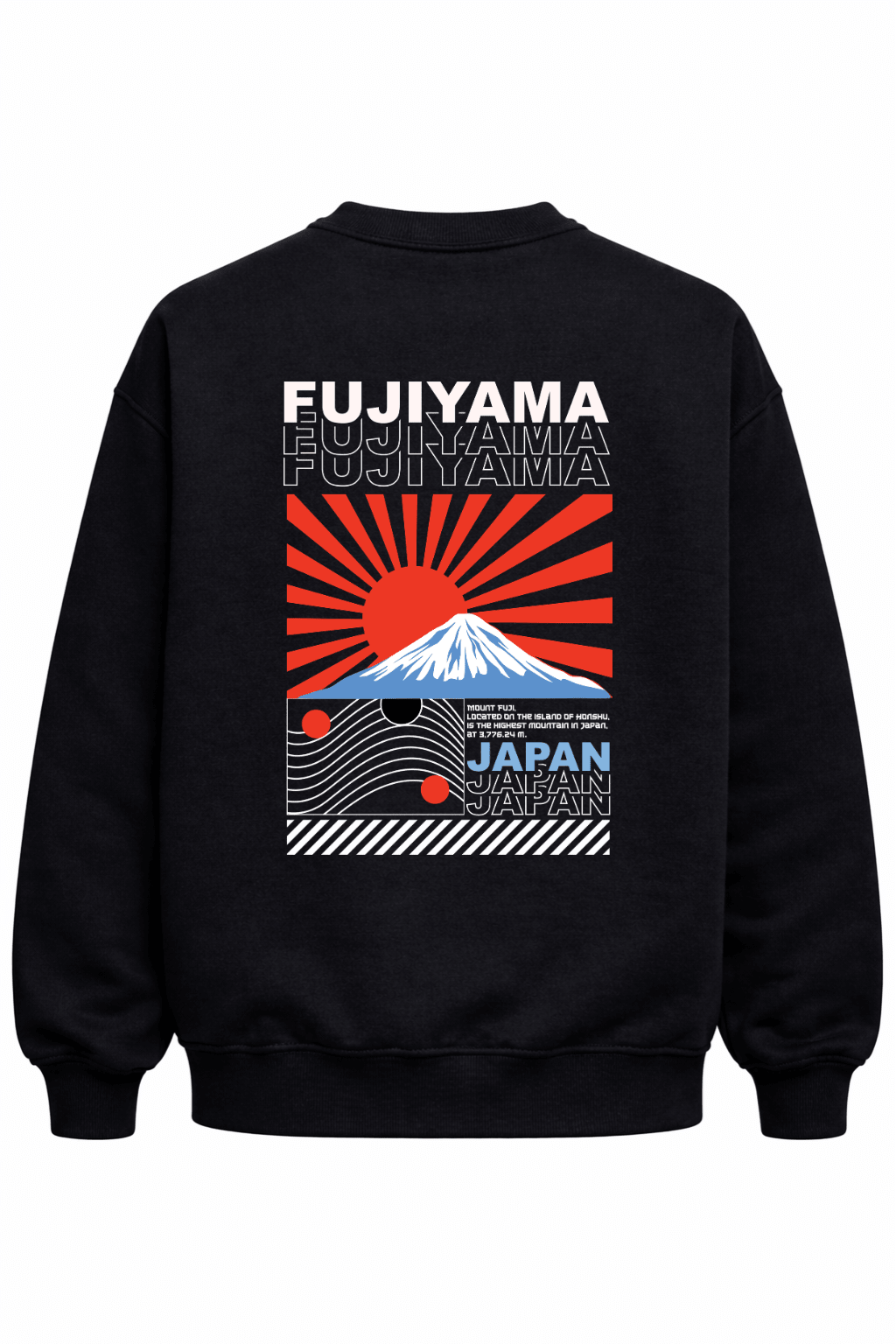 Heavy Cotton Fujiyama Mount Fuji Sweatshirt - Gallagher&Keeney