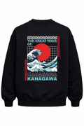 Heavy Cotton Japanese Great Wave off Kanagawa Sweatshirt - Gallagher&Keeney