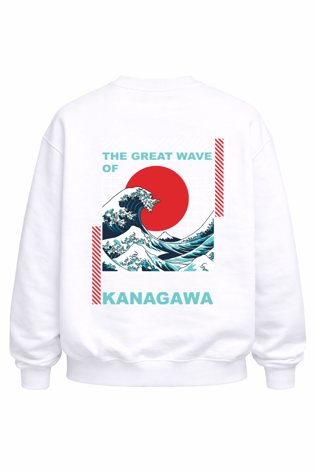 Heavy Cotton Japanese Great Wave off Kanagawa Sweatshirt - Gallagher&Keeney