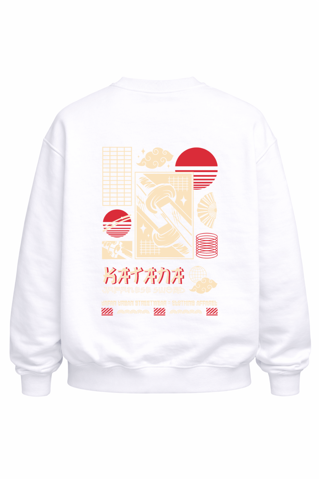 Heavy Cotton Japanese Samurai With Katana Sweatshirt - Gallagher&Keeney