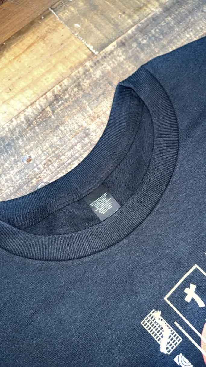 Heavy Cotton Oversized Halftone Neon Samurai Tee - Gallagher&Keeney