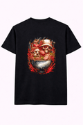 Heavy Cotton Oversized Halftone Skull Ramen Tee - Gallagher&Keeney