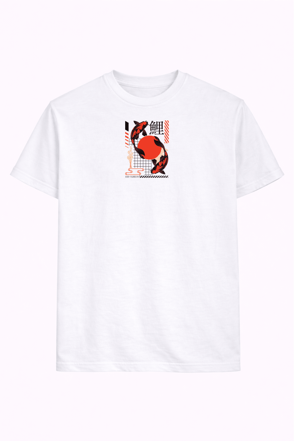 Heavy Cotton Oversized Koi Fish Tee - Gallagher&Keeney