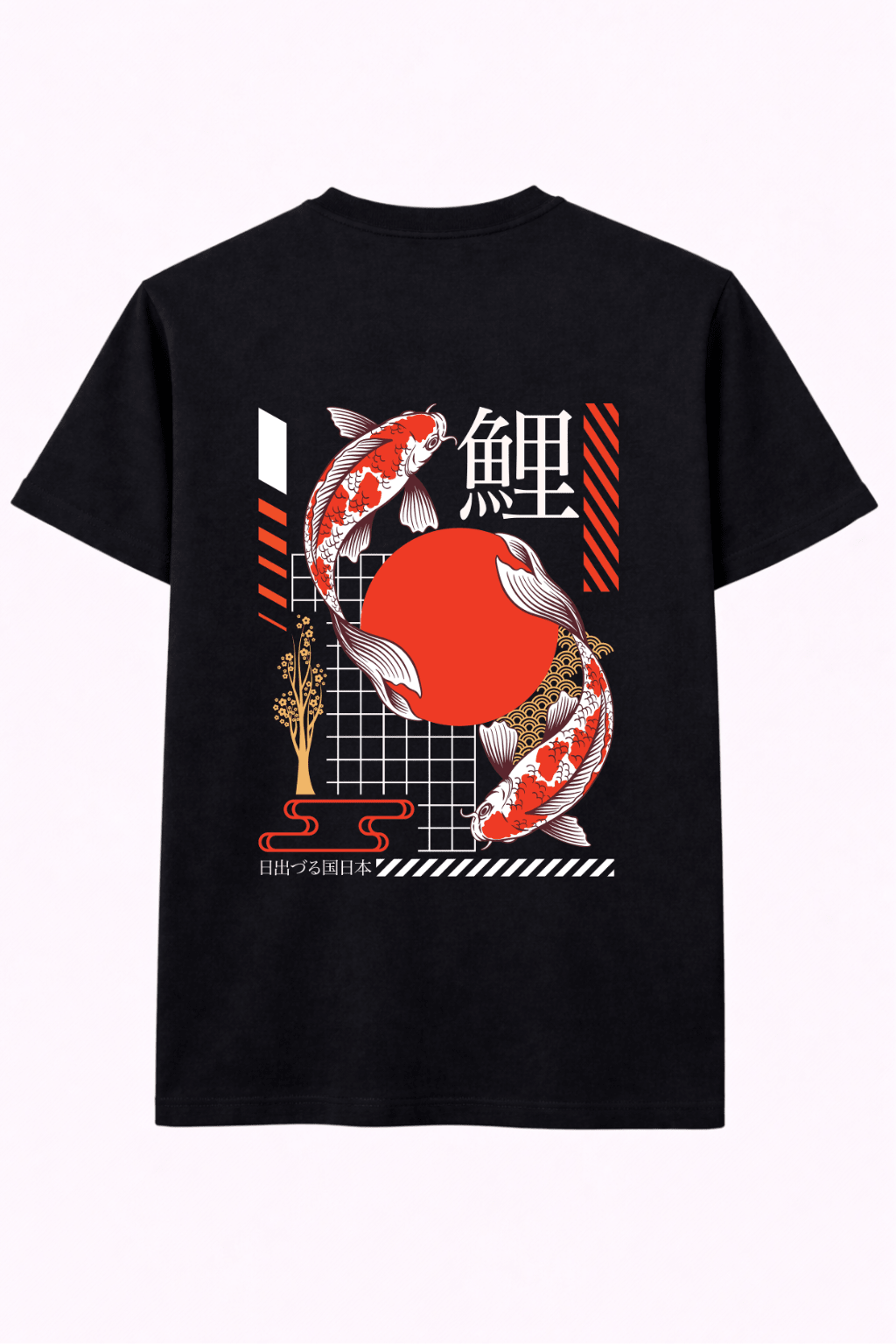 Heavy Cotton Oversized Koi Fish Tee - Gallagher&Keeney