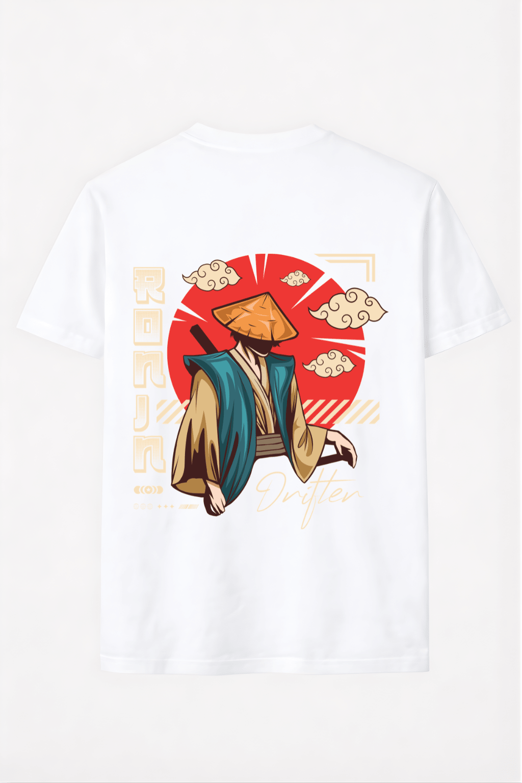 Heavy Cotton Oversized Shinigami death god With drifter Tee - Gallagher&Keeney